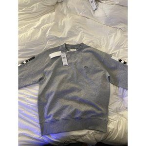 Lacoste Men's Loose Fit Reflective Print Sweatshirt size small